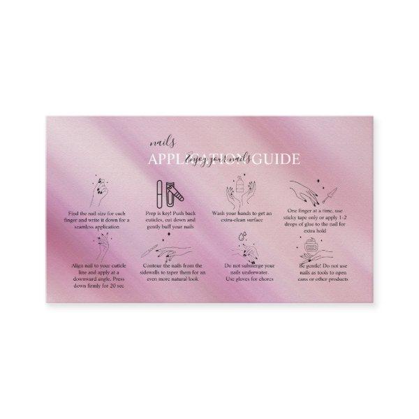 Glam Iridescent Sparkle Nails Application Guide