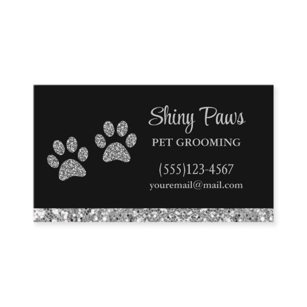 Glam Paw Print Dog Pet Grooming Glitter