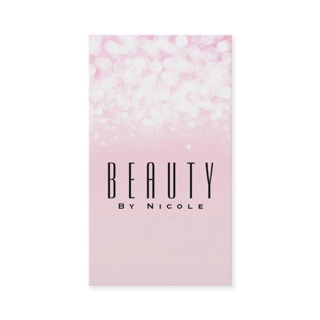 Glam Pink Chic Bokeh Glamour Lights Modern