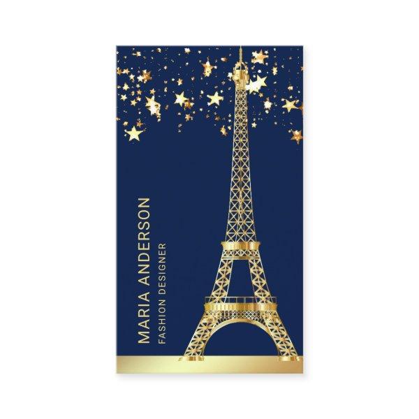 Glam Stars Confetti Gold Foil Paris Eiffel Tower