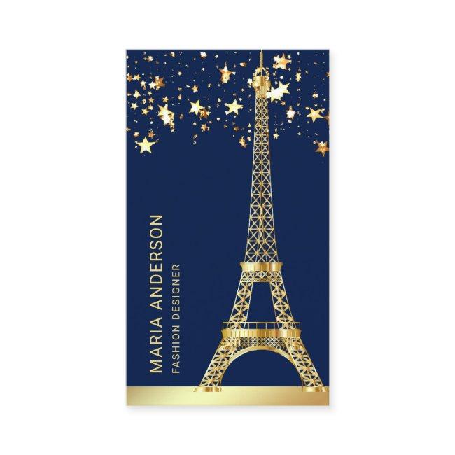 Glam Stars Confetti Gold Foil Paris Eiffel Tower