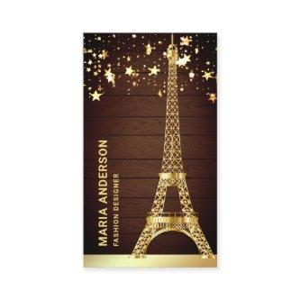 Glam Stars Confetti Gold Foil Paris Eiffel Tower