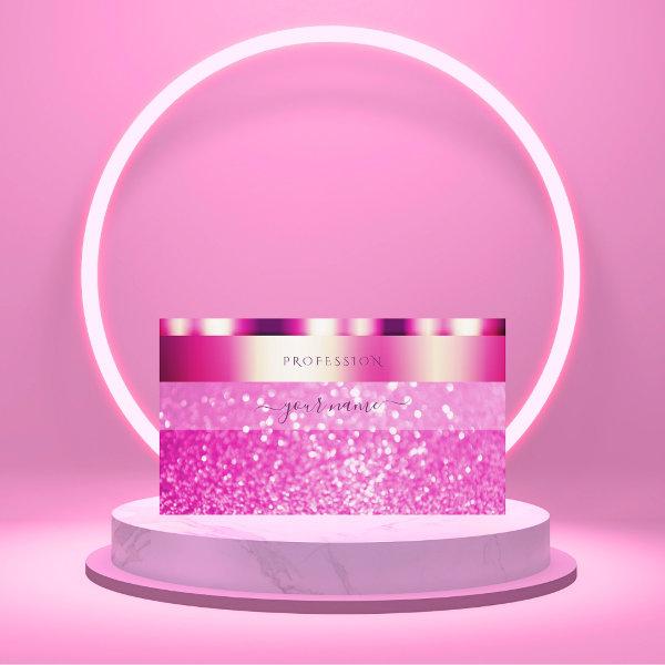 Glamorous Girly Pink Sparkling Glitter Shimmery