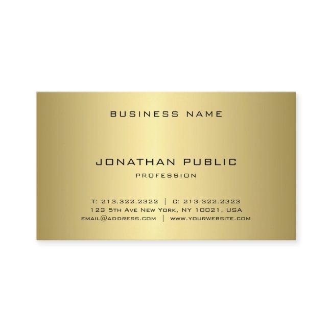 Glamorous Gold Look Modern Cool Simple Plain