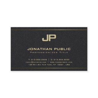 Glamorous Monogram Plain Premium Black Luxury