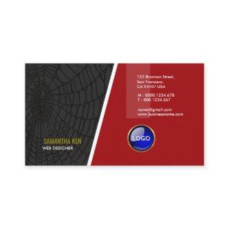 Glamorous Red Spider Web Designer