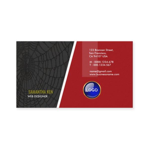 Glamorous Red Spider Web Designer