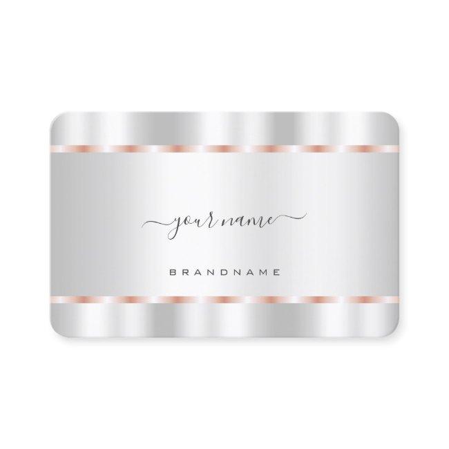 Glamorous Silver Effect Professional and Elegant