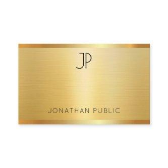 Glamour Faux Gold Professional Modern Elegant