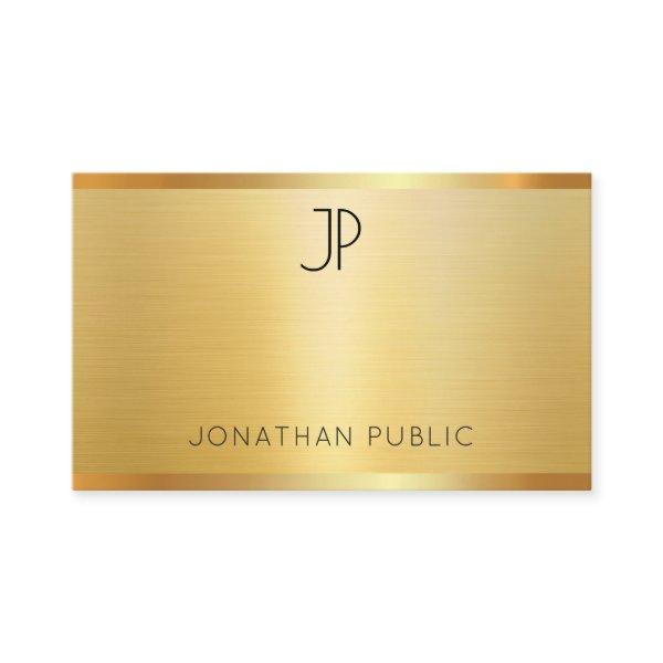 Glamour Faux Gold Professional Modern Elegant