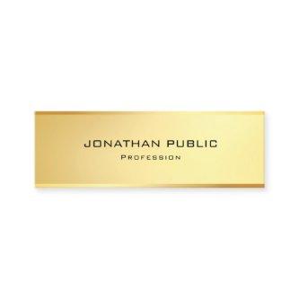 Glamour Gold Modern Trendy Simple Template Mini