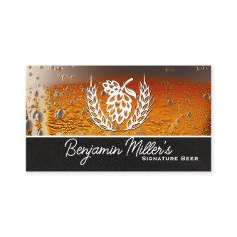 Glass of Beer with Foam | Beer Craftsmen