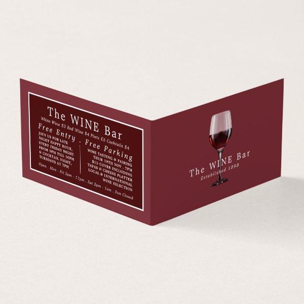 Glass of Wine, Wine Bar/Winery, Detailed