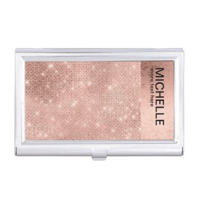 Glitter and Shine Name Rose Gold ID673  Case