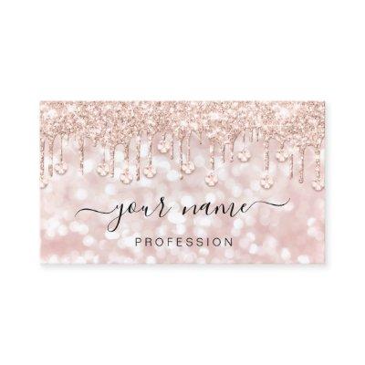 Glitter  Blush Rose  Drips Makeup Artist