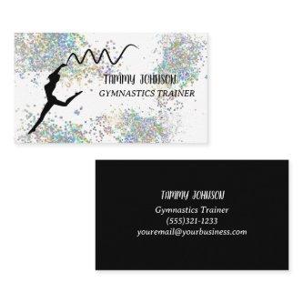 Glitter Gymnastics White