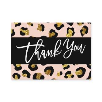 GLITTER LEOPARD PRINT Thank you for your purchase Enclosure Card