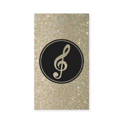 Glitter Music Note