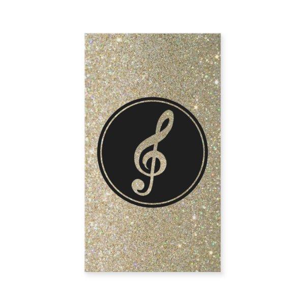Glitter Music Note