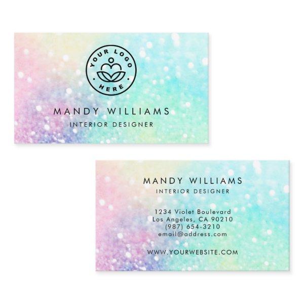 Glitter Pastel Bokeh Girly Colorful Pattern