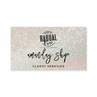 Glitter QR Code Logo Online Shop Pastel