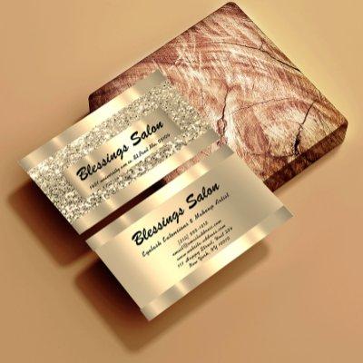 Glitter VIP Gold Frame Event Planner Luminous Busi