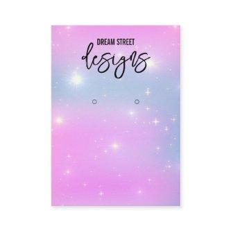 Glittery Trendy Earring Display Card
