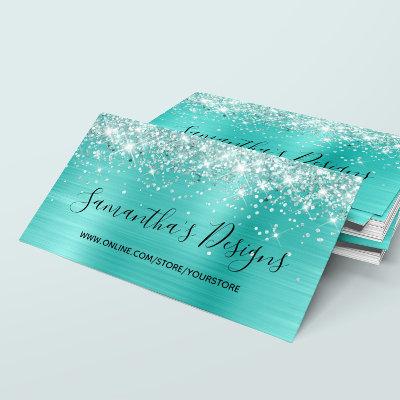 Glittery Turquoise Foil Online Store