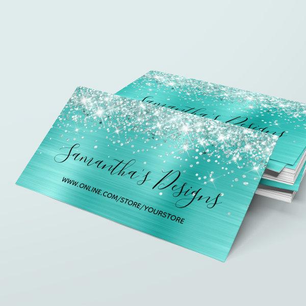 Glittery Turquoise Foil Online Store