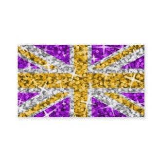 Glitz UK Gold  template white
