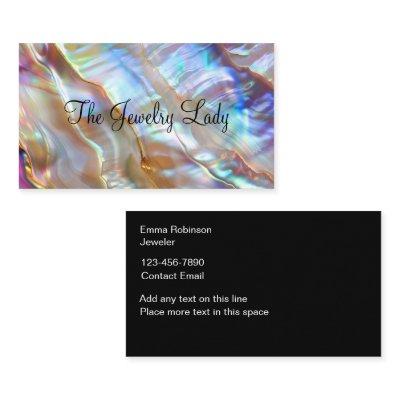 Glitzy Jewelry Theme Abalone Style Background
