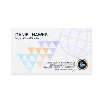Global Direction Arrows Stylish Supply Chain