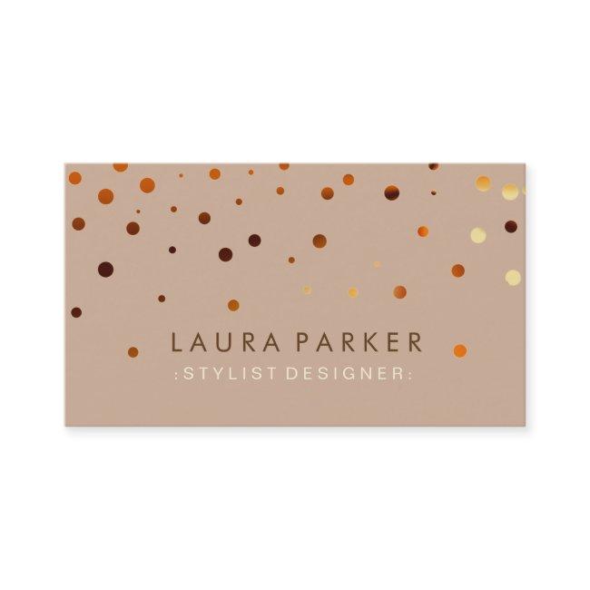Glow Glitter Cream Confetti Elegant Dots