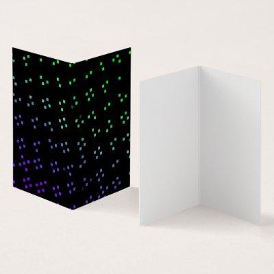 glowing dark pixel dots or squares pattern art