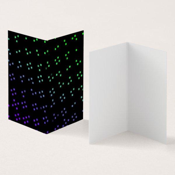 glowing dark pixel dots or squares pattern art