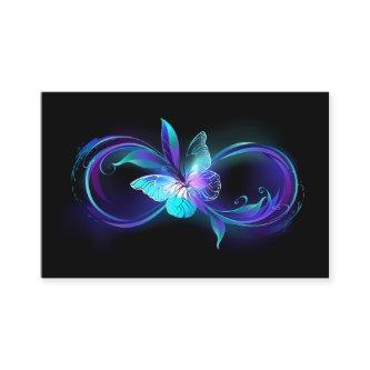 Glowing Infinity with Magic Butterfly