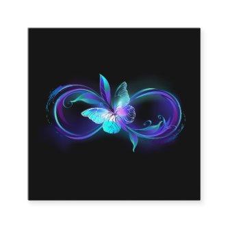 Glowing Infinity with Magic Butterfly Square