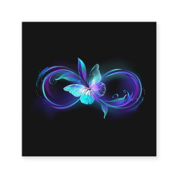 Glowing Infinity with Magic Butterfly Square