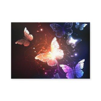 Glowing Night Butterflies