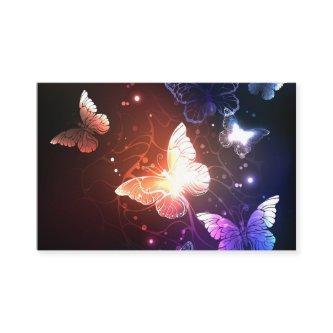 Glowing Night Butterflies