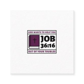 God wants to help you out of your troubles Job 36: Square