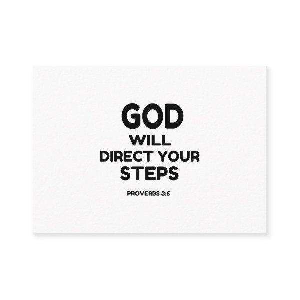 GOD WILL DIRECT YOUR STEPS