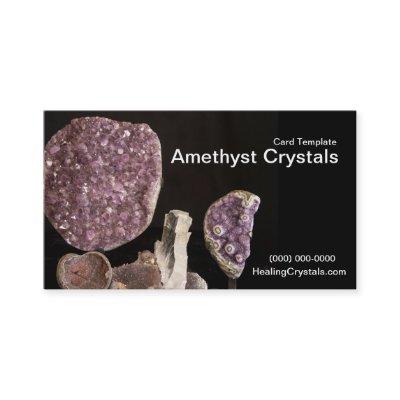 Godes Amethyst & Quartz Crystals Template