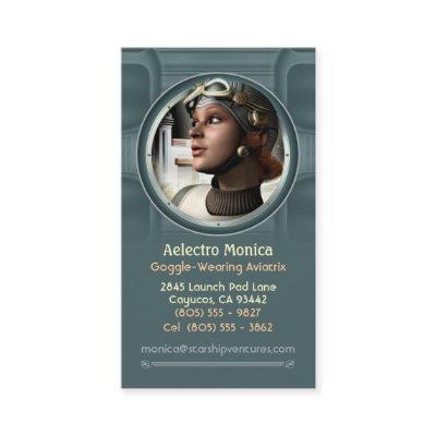 Goggled Aviatrix