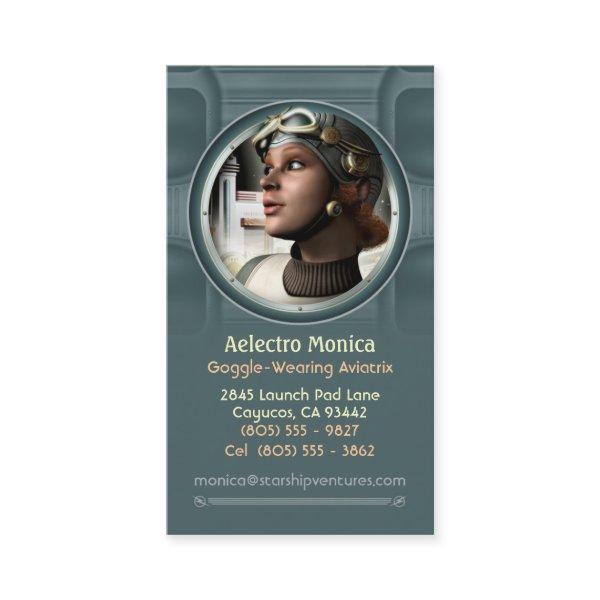 Goggled Aviatrix