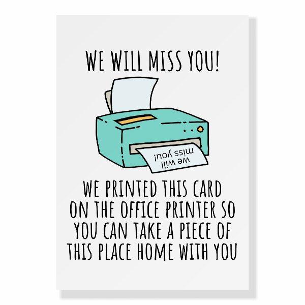 Going Away Card for Coworker or Boss, Funny Going  Foam Board