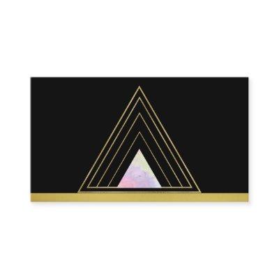 *~*  Gold Alchemy Minimal Triangle Sacred Geometry