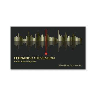 Gold Audio Sound Wave Professional DJ