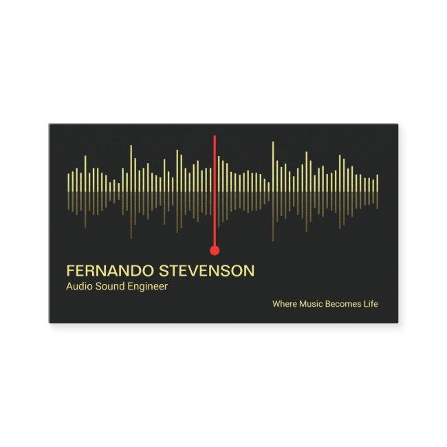 Gold Audio Sound Wave Professional DJ