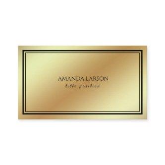 Gold Background And Black Frame
